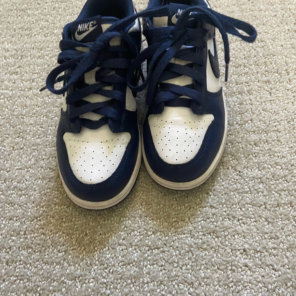 Nike Kids' Blue and White Sneakers
